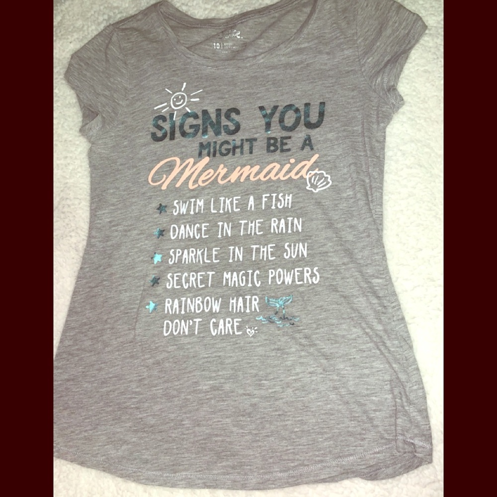 🧜‍♀️ GIRLS Mermaid graphic tee